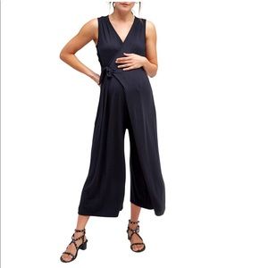 Nom Maternity _ Francesca Wide Leg Maternity/Nursing Jumpsuit _ M